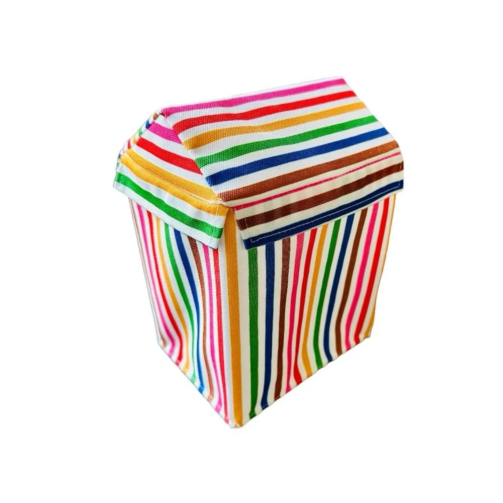 Target Featherly Friends Rainbow Striped Fabric Cabana Tent PRIDE Poolside